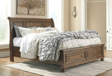 Flynnter Storage Sleigh Bed