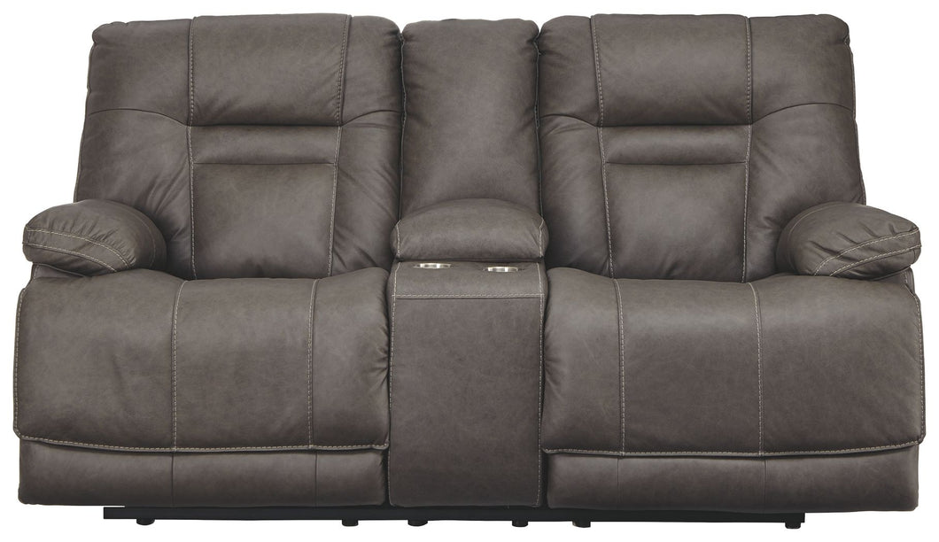 Wurstrow Power Reclining Loveseat with Console