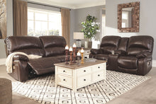 Hallstrung Power Reclining Loveseat with Console