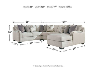 Dellara Sectional with Chaise