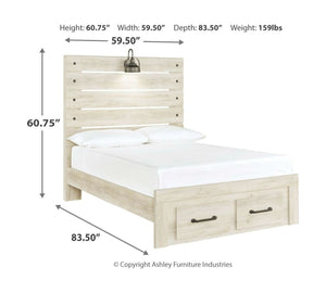 Cambeck Storage Panel Bed