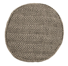 Chevron Pouf