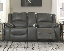 Calderwell Reclining Loveseat with Console