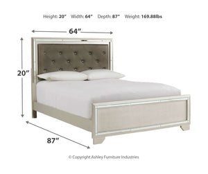 Lonnix Panel Bed