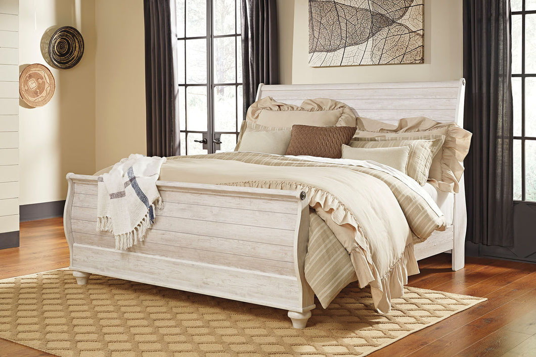 Willowton Sleigh Bed