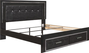 Kaydell Upholstered Panel Bed with Storage