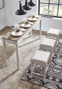 Skempton Counter Height Dining Table and Bar Stools (Set of 3)