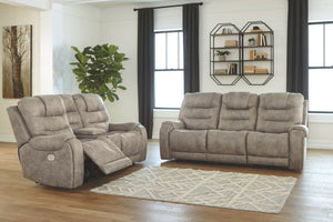 Yacolt Power Reclining Loveseat with Console