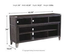 Todoe 65" TV Stand with Electric Fireplace