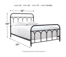 Nashburg Metal Bed