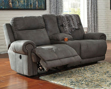 Austere Power Reclining Loveseat with Console