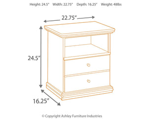 Maribel One Drawer Nightstand