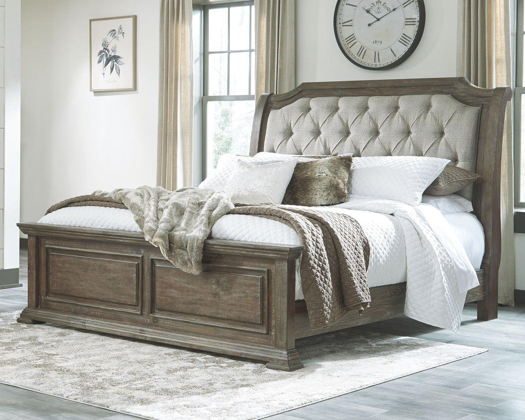 Wyndahl Upholstered Panel Bed