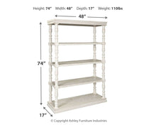 Dannerville 74" Bookcase