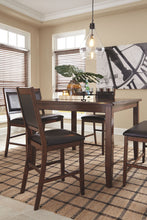 Meredy Counter Height Dining Room Table and Bar Stools (Set of 5)