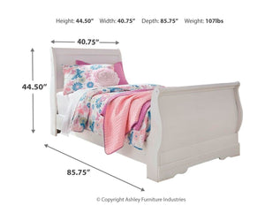 Anarasia Sleigh Bed