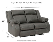 Denoron Power Reclining Loveseat