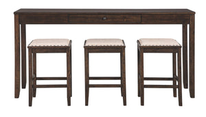 Rokane Counter Height Dining Table and Bar Stools (Set of 4)