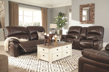 Hallstrung Power Reclining Loveseat with Console