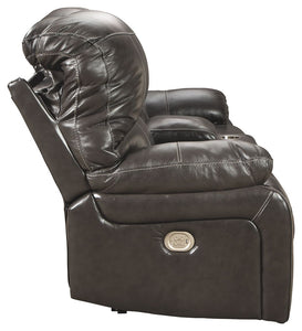 Hallstrung Power Reclining Loveseat with Console