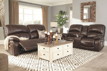 Hallstrung Power Reclining Loveseat with Console