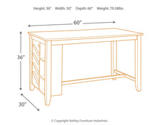 Rokane Counter Height Dining Table