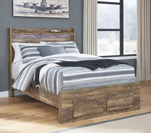 Rusthaven Storage Panel Bed