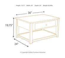 Marion Coffee Table with Lift Top