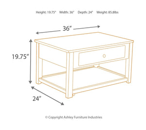 Marion Coffee Table with Lift Top