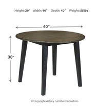 Froshburg Dining Room Drop Leaf Table