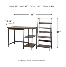 Soho Home Office Desk with Shelf