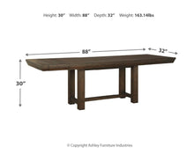 Dellbeck Dining Room Extension Table
