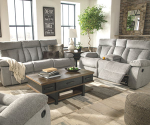 Mitchiner Reclining Sofa with Drop Down Table