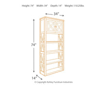 Tyler Creek 74" Bookcase