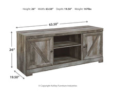 Wynnlow 63" TV Stand with Electric Fireplace