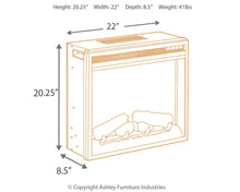 Entertainment Accessories Electric Fireplace Insert