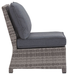 Salem Beach Armless Chair with Cushion