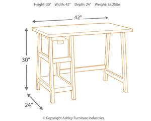 Mirimyn 42" Home Office Desk