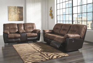 Follett Reclining Loveseat with Console