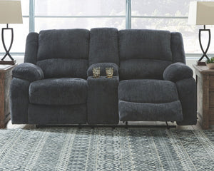 Draycoll Reclining Loveseat with Console