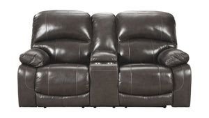 Hallstrung Power Reclining Loveseat with Console