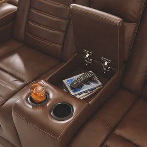 Backtrack Power Reclining Loveseat with Console