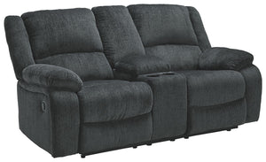 Draycoll Reclining Loveseat with Console