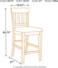 Haddigan Single Counter Height Bar Stool