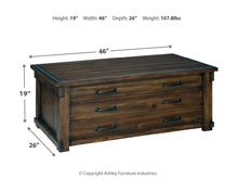 Lakeleigh Coffee Table with Lift Top