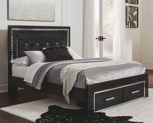 Kaydell Upholstered Panel Bed with Storage