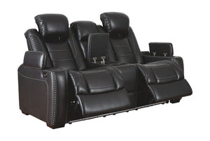 Party Time Power Reclining Loveseat with Console