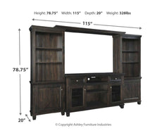 Townser 4-Piece Entertainment Center