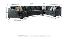 Eltmann Sectional with Cuddler