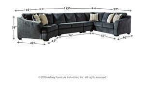Eltmann Sectional with Cuddler